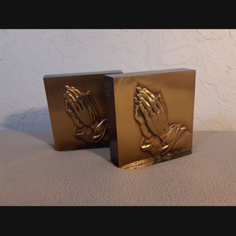 Praying Hands Albrect Dürer VTG antique bookends